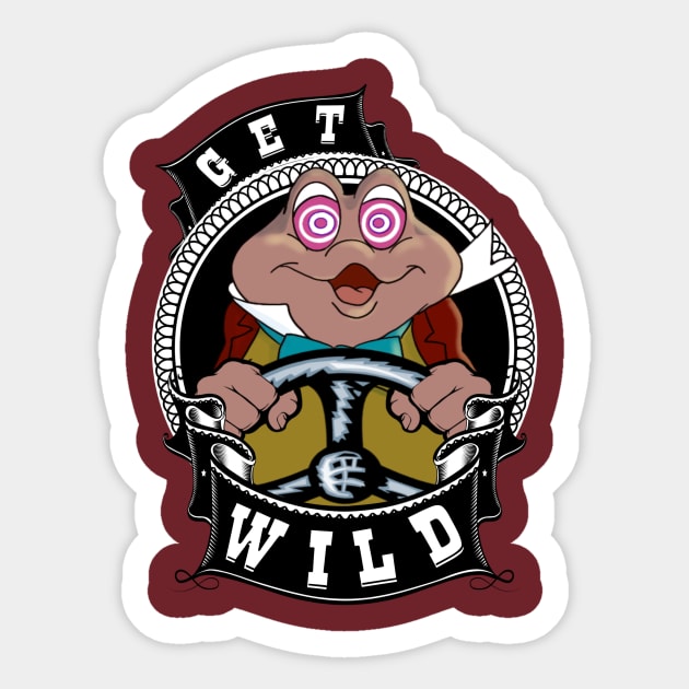 Get Wild Sticker by EnchantedTikiTees